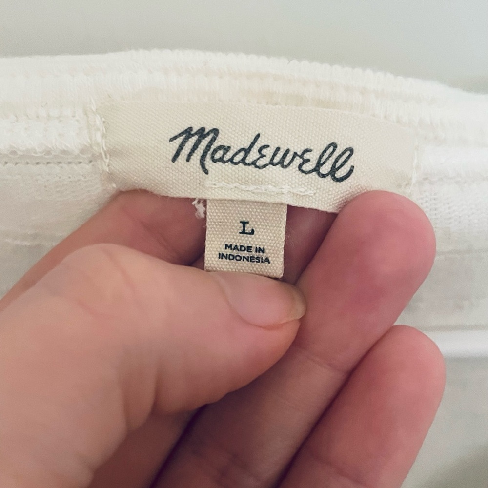 Madewell Canal Crop Top in Stripe - Picture 3 of 3